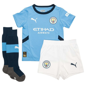 Dětský Fotbalový Dres Manchester City Domácí 2024/25 – Krátký Rukáv